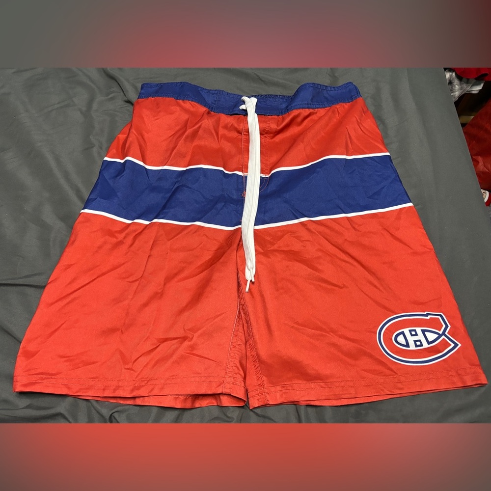 MENS NHL MONTREAL CANADIENS SWIM SHORTS